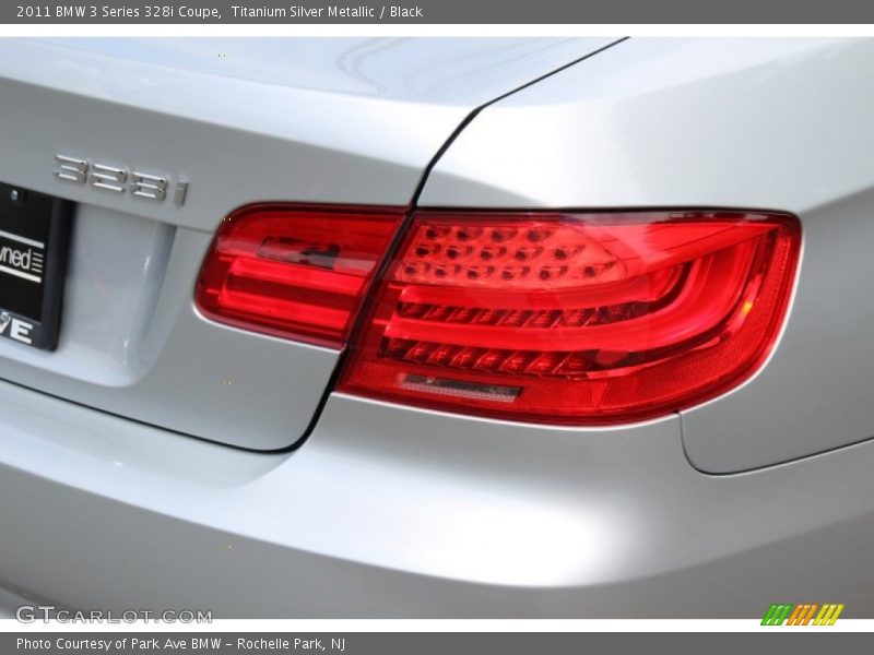 Titanium Silver Metallic / Black 2011 BMW 3 Series 328i Coupe