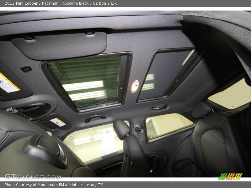 Absolute Black / Carbon Black 2013 Mini Cooper S Paceman