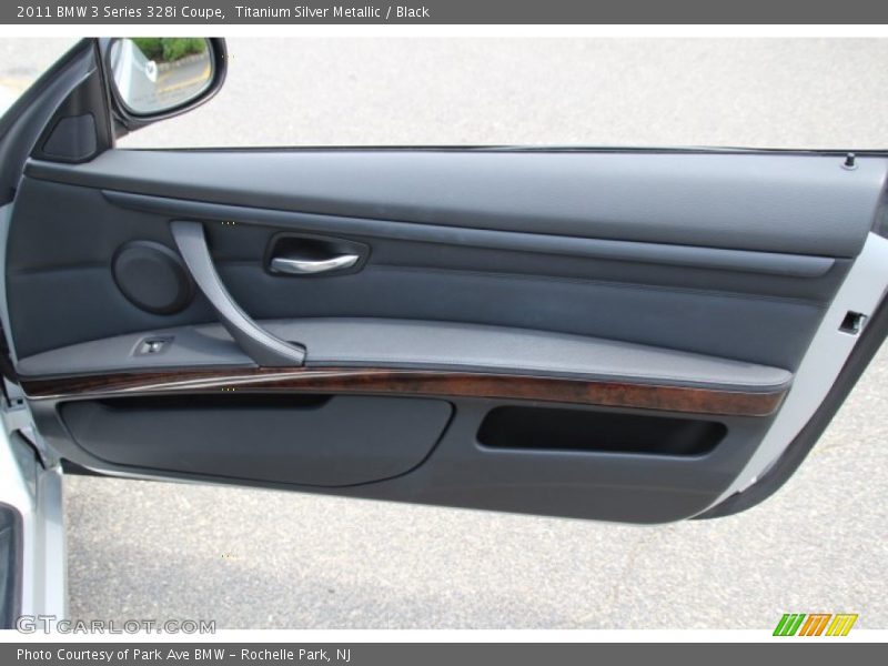 Titanium Silver Metallic / Black 2011 BMW 3 Series 328i Coupe