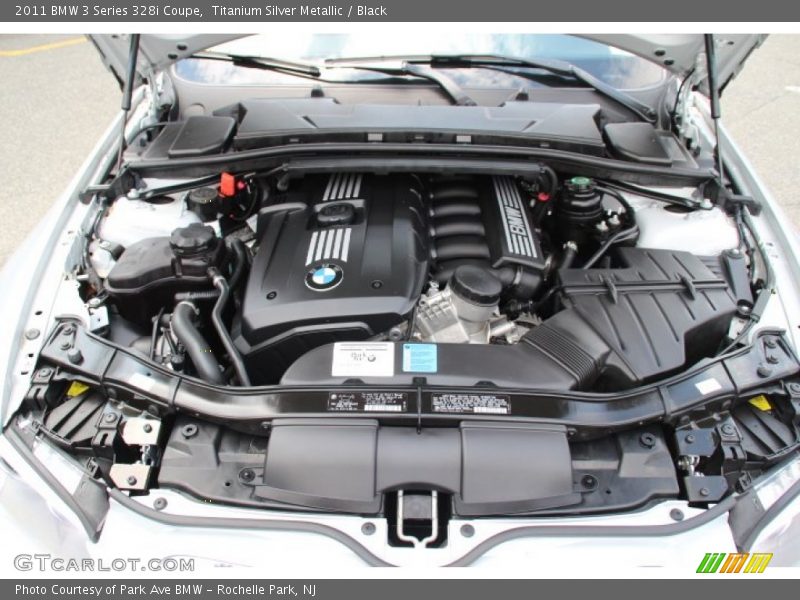 Titanium Silver Metallic / Black 2011 BMW 3 Series 328i Coupe