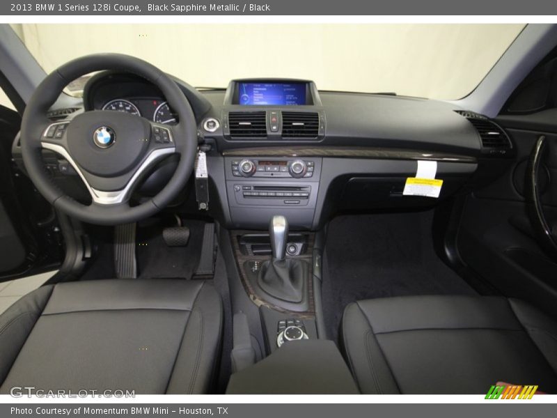 Black Sapphire Metallic / Black 2013 BMW 1 Series 128i Coupe