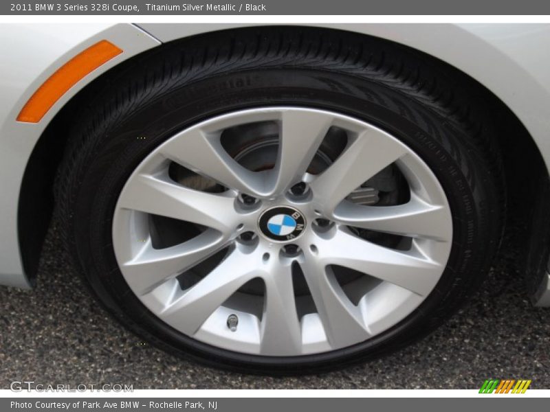 Titanium Silver Metallic / Black 2011 BMW 3 Series 328i Coupe