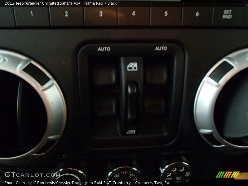 Flame Red / Black 2013 Jeep Wrangler Unlimited Sahara 4x4