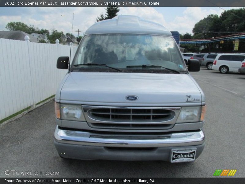 Silver Metallic / Medium Graphite 2002 Ford E Series Van E150 Passenger Conversion