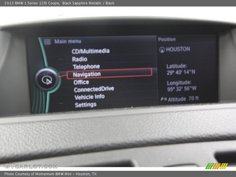 Black Sapphire Metallic / Black 2013 BMW 1 Series 128i Coupe