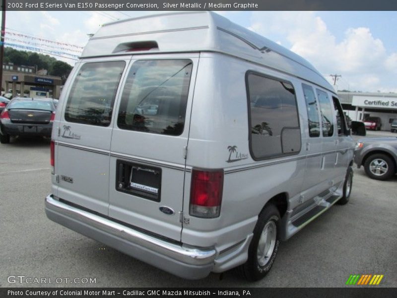 Silver Metallic / Medium Graphite 2002 Ford E Series Van E150 Passenger Conversion