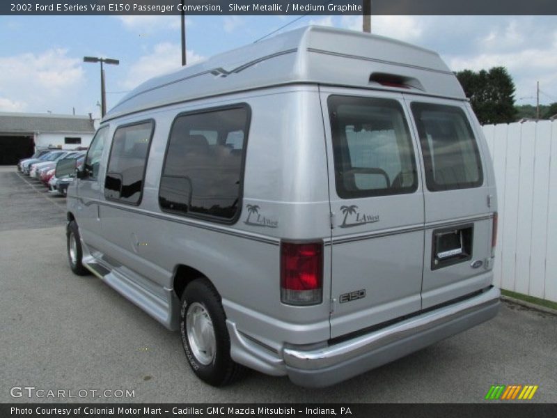 Silver Metallic / Medium Graphite 2002 Ford E Series Van E150 Passenger Conversion