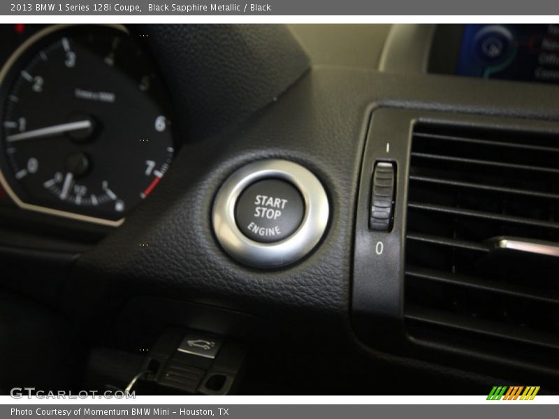 Black Sapphire Metallic / Black 2013 BMW 1 Series 128i Coupe
