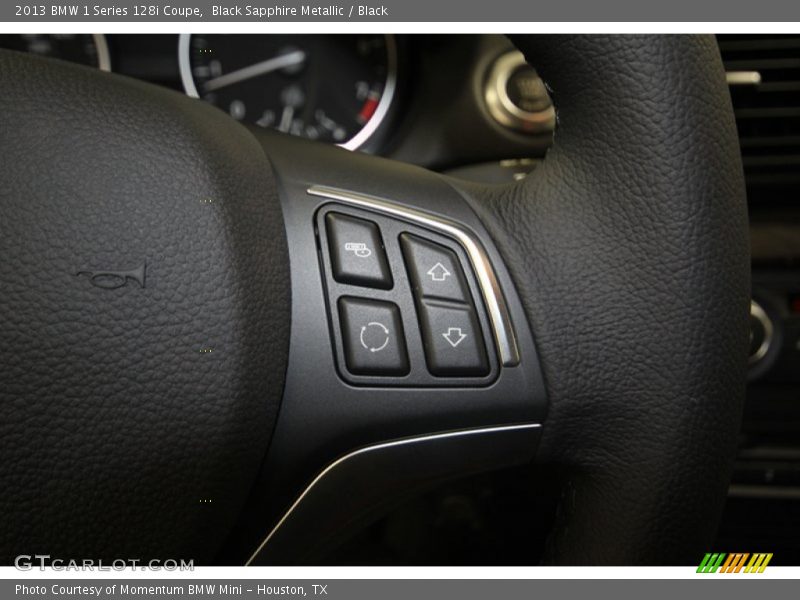 Black Sapphire Metallic / Black 2013 BMW 1 Series 128i Coupe