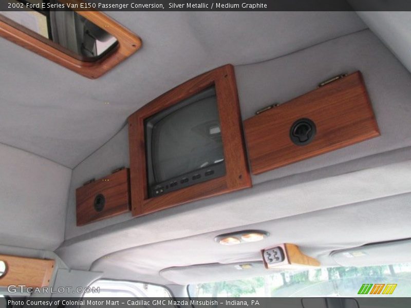 Silver Metallic / Medium Graphite 2002 Ford E Series Van E150 Passenger Conversion