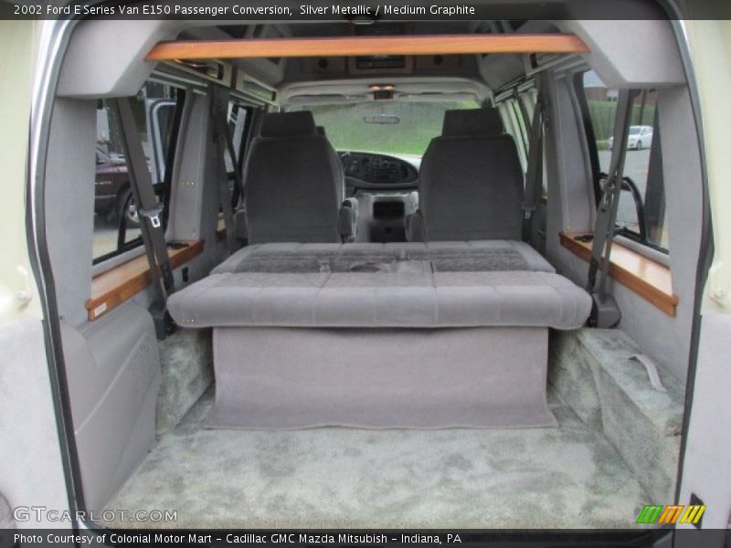 Silver Metallic / Medium Graphite 2002 Ford E Series Van E150 Passenger Conversion