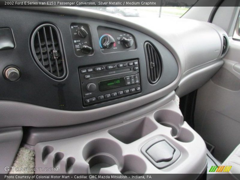 Silver Metallic / Medium Graphite 2002 Ford E Series Van E150 Passenger Conversion