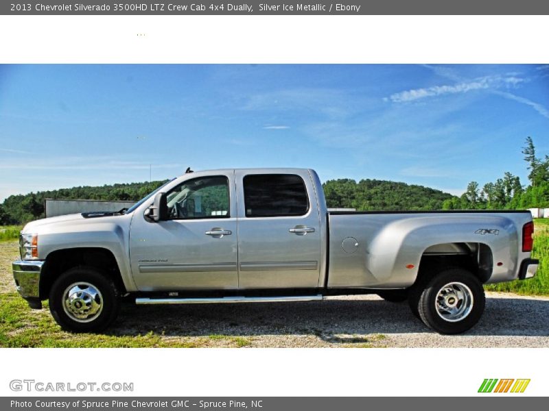  2013 Silverado 3500HD LTZ Crew Cab 4x4 Dually Silver Ice Metallic