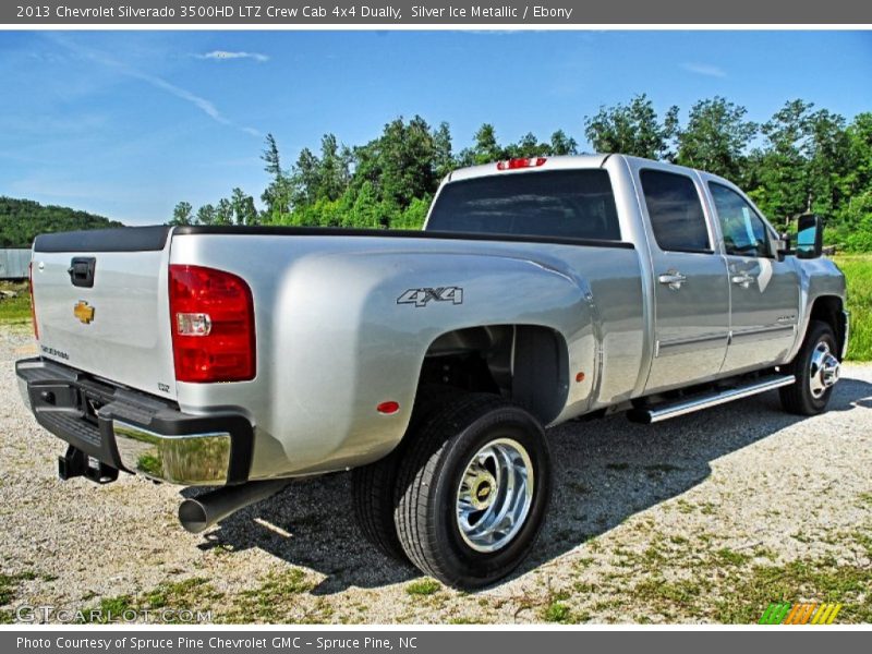  2013 Silverado 3500HD LTZ Crew Cab 4x4 Dually Silver Ice Metallic