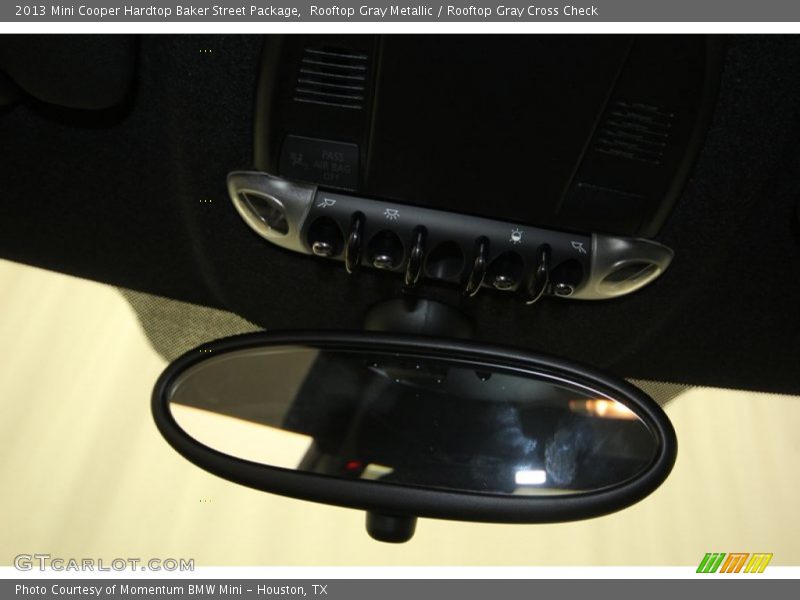 Rooftop Gray Metallic / Rooftop Gray Cross Check 2013 Mini Cooper Hardtop Baker Street Package