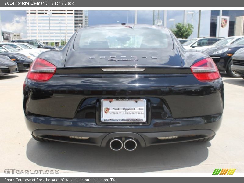 Black / Black 2014 Porsche Cayman S