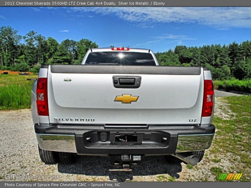  2013 Silverado 3500HD LTZ Crew Cab 4x4 Dually Silver Ice Metallic