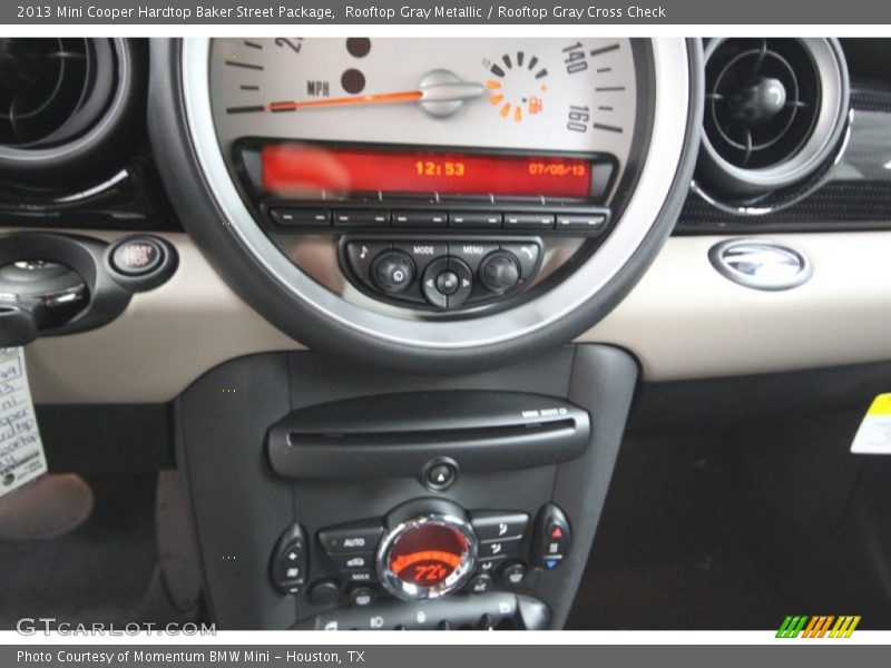Rooftop Gray Metallic / Rooftop Gray Cross Check 2013 Mini Cooper Hardtop Baker Street Package