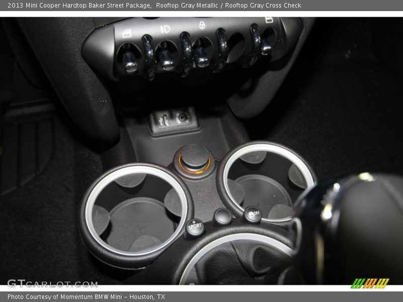 Rooftop Gray Metallic / Rooftop Gray Cross Check 2013 Mini Cooper Hardtop Baker Street Package