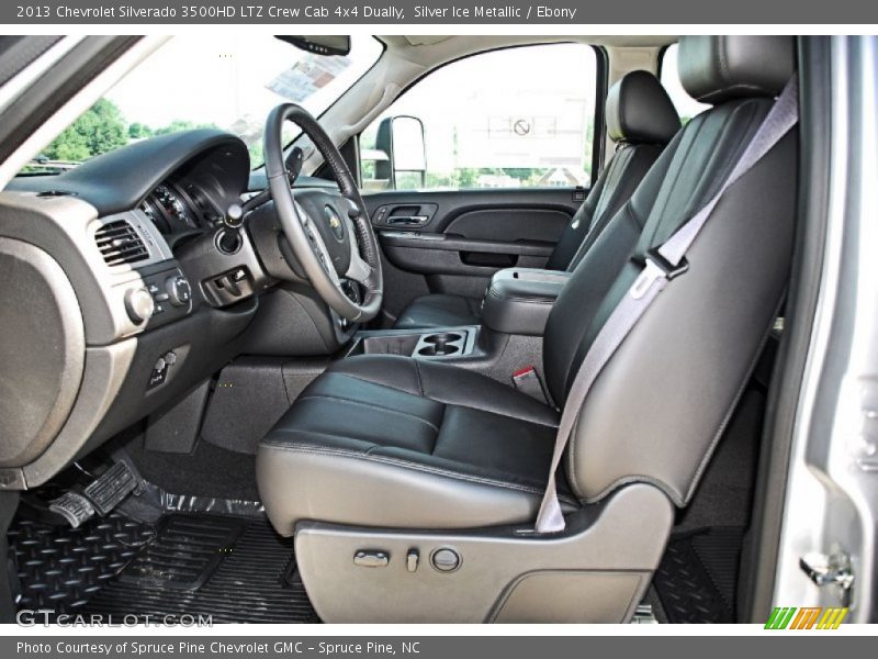Front Seat of 2013 Silverado 3500HD LTZ Crew Cab 4x4 Dually
