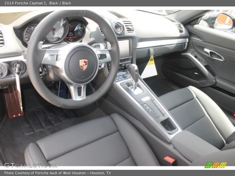 2014 Cayman S Black Interior