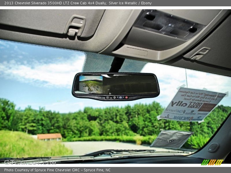 Silver Ice Metallic / Ebony 2013 Chevrolet Silverado 3500HD LTZ Crew Cab 4x4 Dually