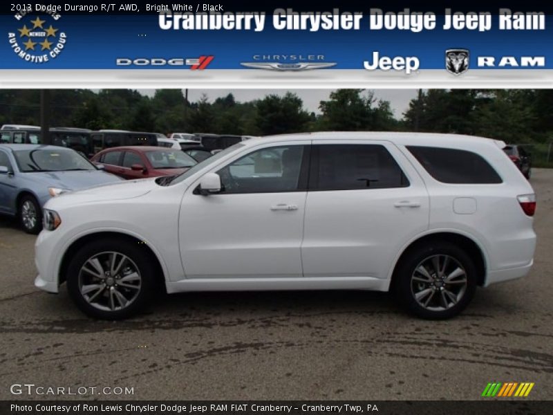 Bright White / Black 2013 Dodge Durango R/T AWD