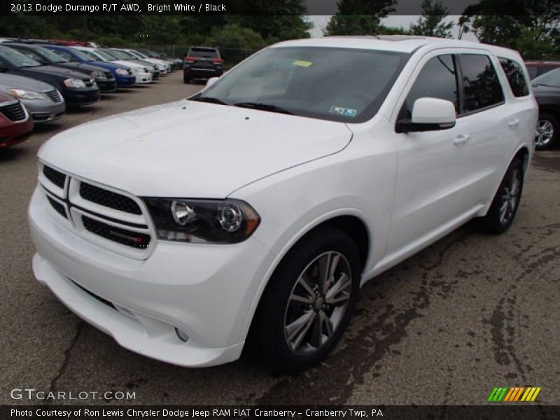 Bright White / Black 2013 Dodge Durango R/T AWD