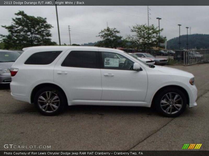 Bright White / Black 2013 Dodge Durango R/T AWD