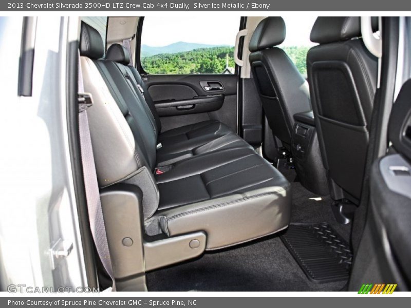Silver Ice Metallic / Ebony 2013 Chevrolet Silverado 3500HD LTZ Crew Cab 4x4 Dually