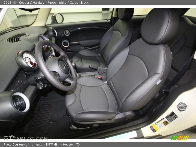 Pepper White / Carbon Black 2013 Mini Cooper S Hardtop