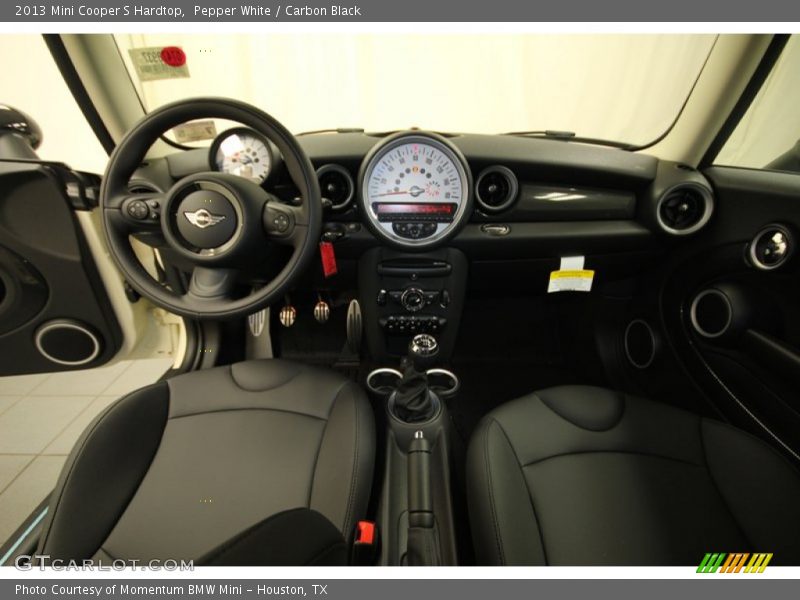 Pepper White / Carbon Black 2013 Mini Cooper S Hardtop
