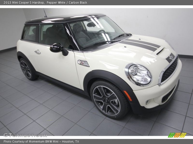 Pepper White / Carbon Black 2013 Mini Cooper S Hardtop