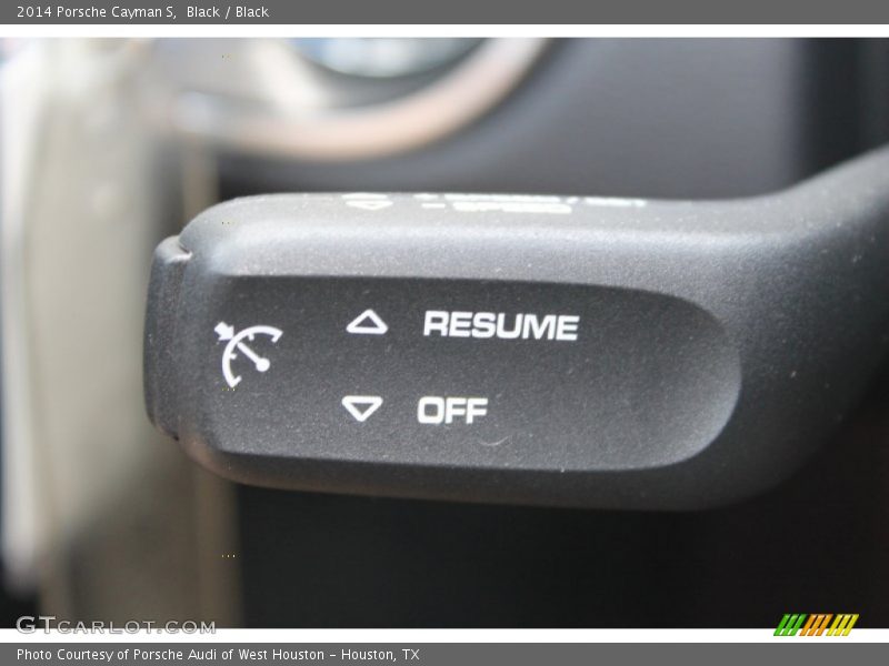 Controls of 2014 Cayman S