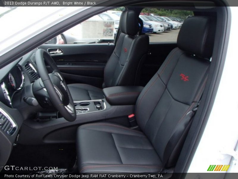 Bright White / Black 2013 Dodge Durango R/T AWD