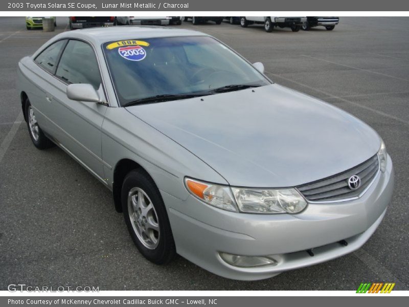 Lunar Mist Metallic / Charcoal 2003 Toyota Solara SE Coupe