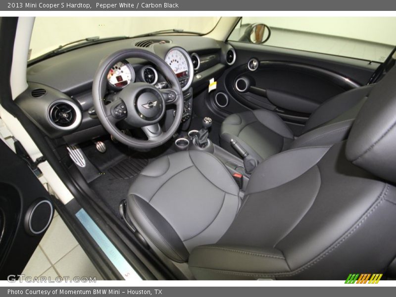 Pepper White / Carbon Black 2013 Mini Cooper S Hardtop