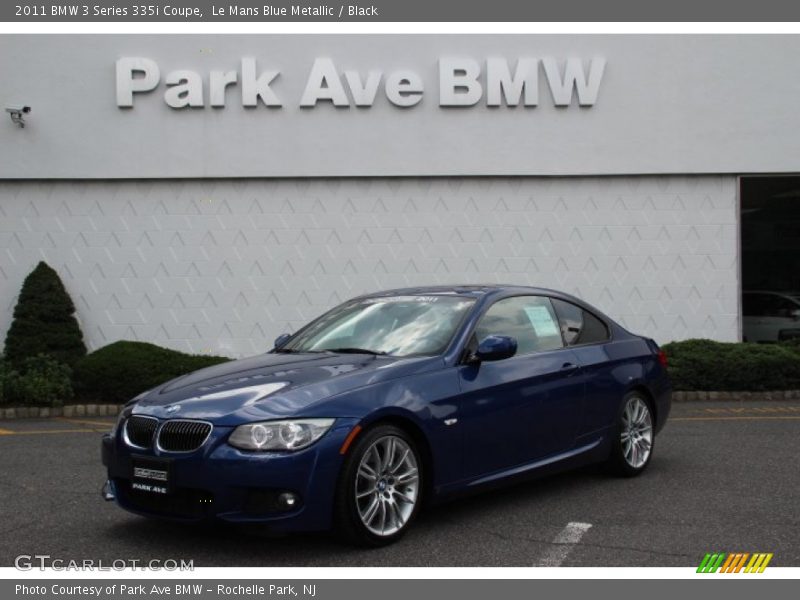 Le Mans Blue Metallic / Black 2011 BMW 3 Series 335i Coupe