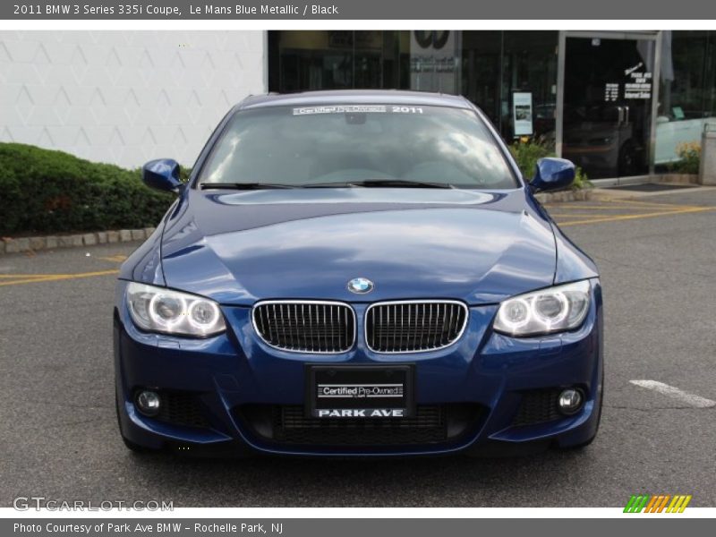 Le Mans Blue Metallic / Black 2011 BMW 3 Series 335i Coupe