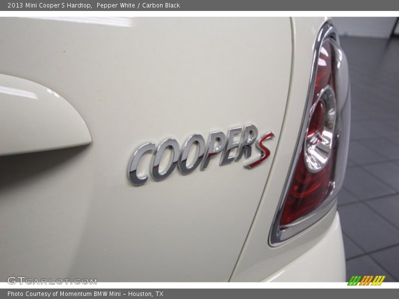 Pepper White / Carbon Black 2013 Mini Cooper S Hardtop