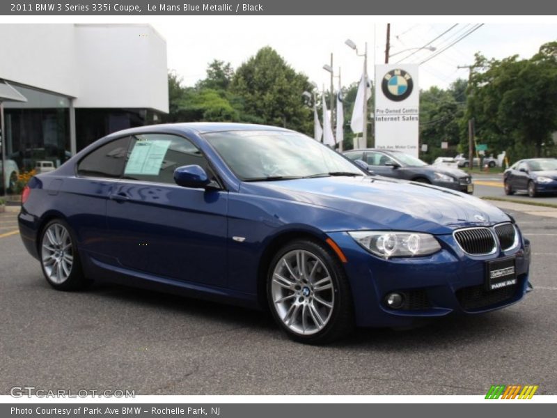 Le Mans Blue Metallic / Black 2011 BMW 3 Series 335i Coupe