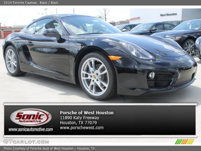 Black / Black 2014 Porsche Cayman