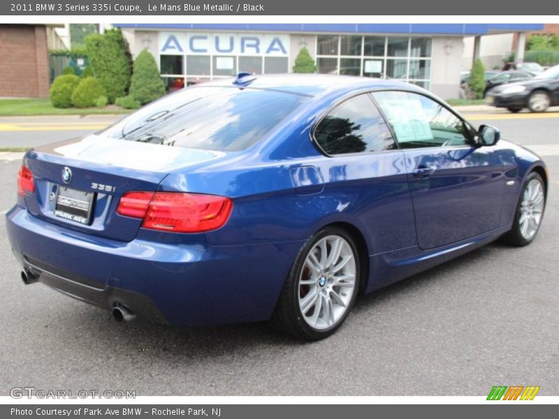 Le Mans Blue Metallic / Black 2011 BMW 3 Series 335i Coupe