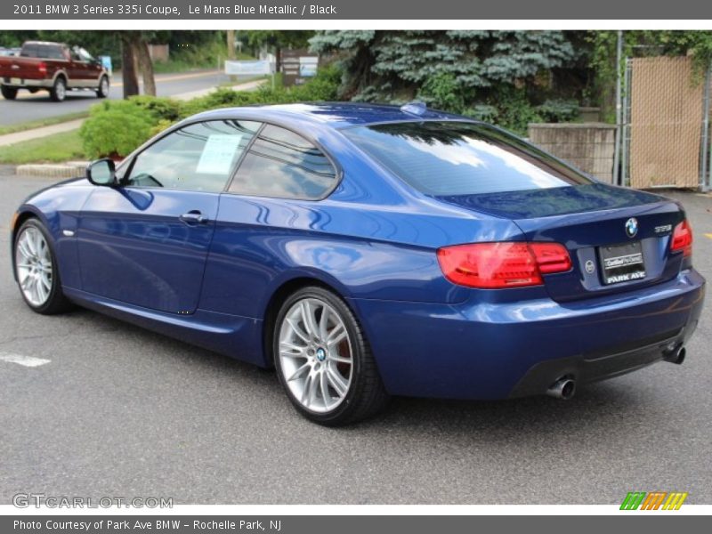 Le Mans Blue Metallic / Black 2011 BMW 3 Series 335i Coupe