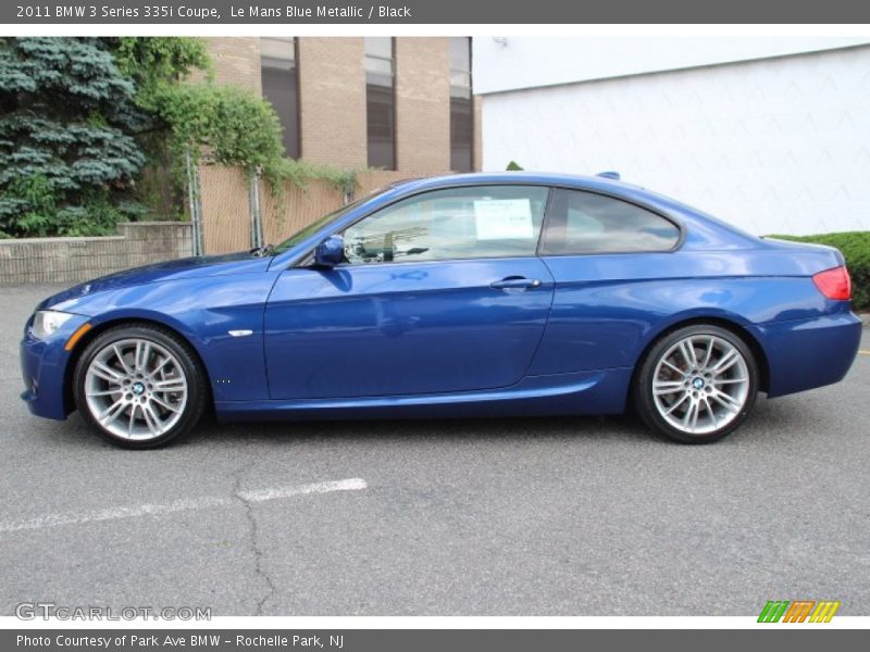 Le Mans Blue Metallic / Black 2011 BMW 3 Series 335i Coupe