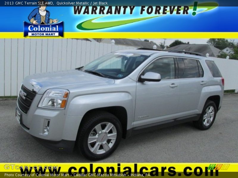 Quicksilver Metallic / Jet Black 2013 GMC Terrain SLE AWD
