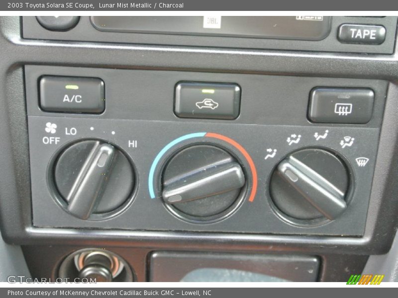 Lunar Mist Metallic / Charcoal 2003 Toyota Solara SE Coupe