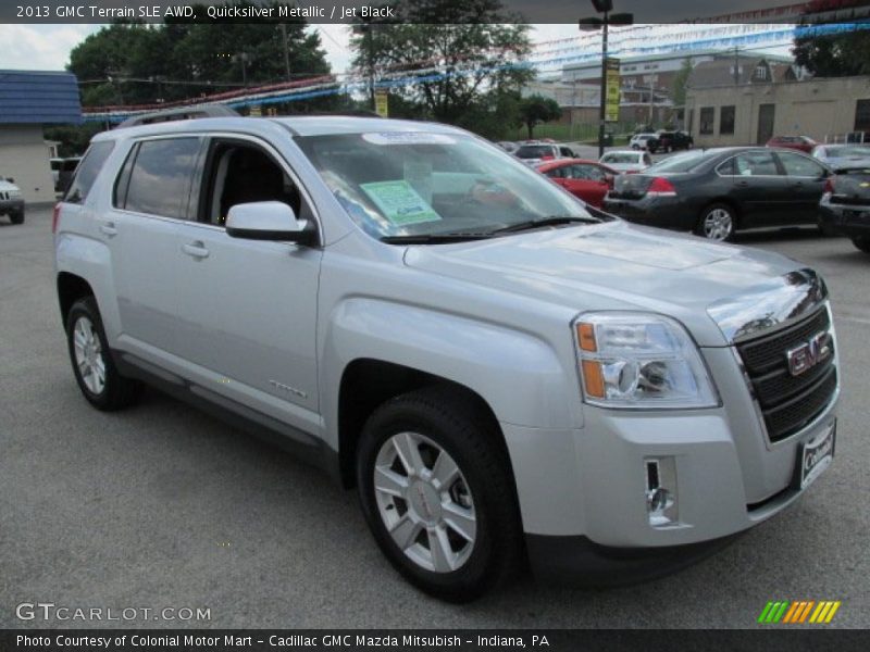 Quicksilver Metallic / Jet Black 2013 GMC Terrain SLE AWD