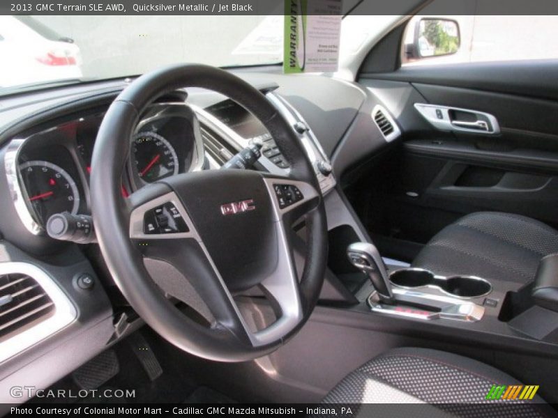 Quicksilver Metallic / Jet Black 2013 GMC Terrain SLE AWD