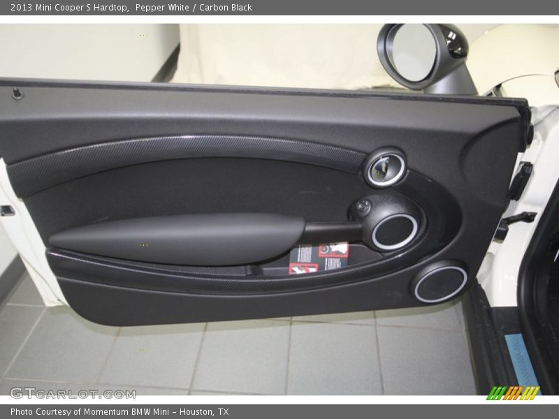 Pepper White / Carbon Black 2013 Mini Cooper S Hardtop